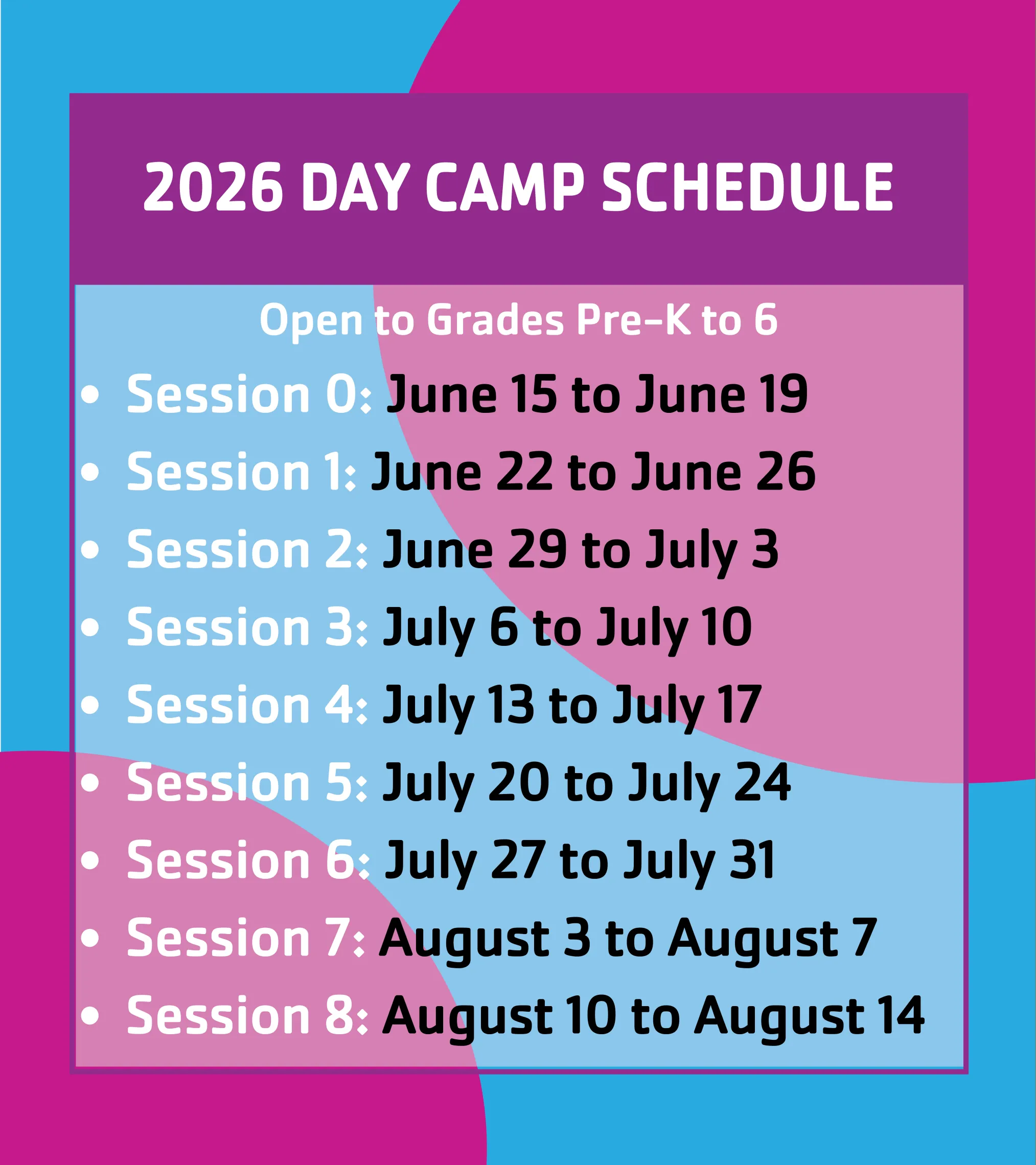 2026 day camp